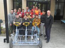 Go-cart Sint Jozef rusthuis rijdt voortaan elektrisch dankzij VTI DEINZE